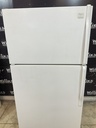 Whirlpool Used Refrigerator Top and Bottom 33x66 (White)