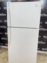 Whirlpool Used Refrigerator Top and Bottom 30x66 (White) 