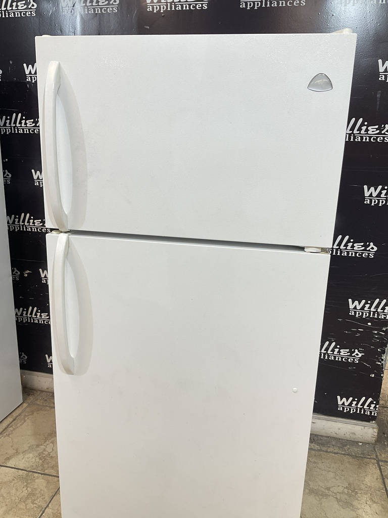 White Westinghouse Used Refrigerator Top and Bottom 30x66 1/2” (White)