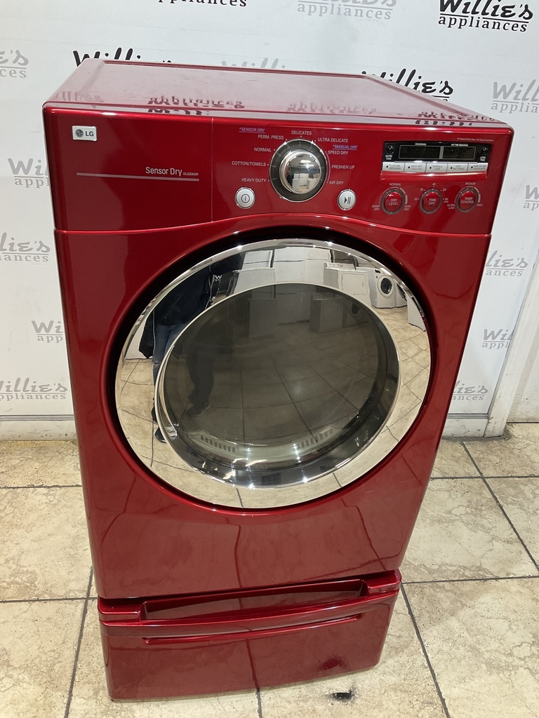 Lg Used Natural Gas Dryer 27inches (Red)