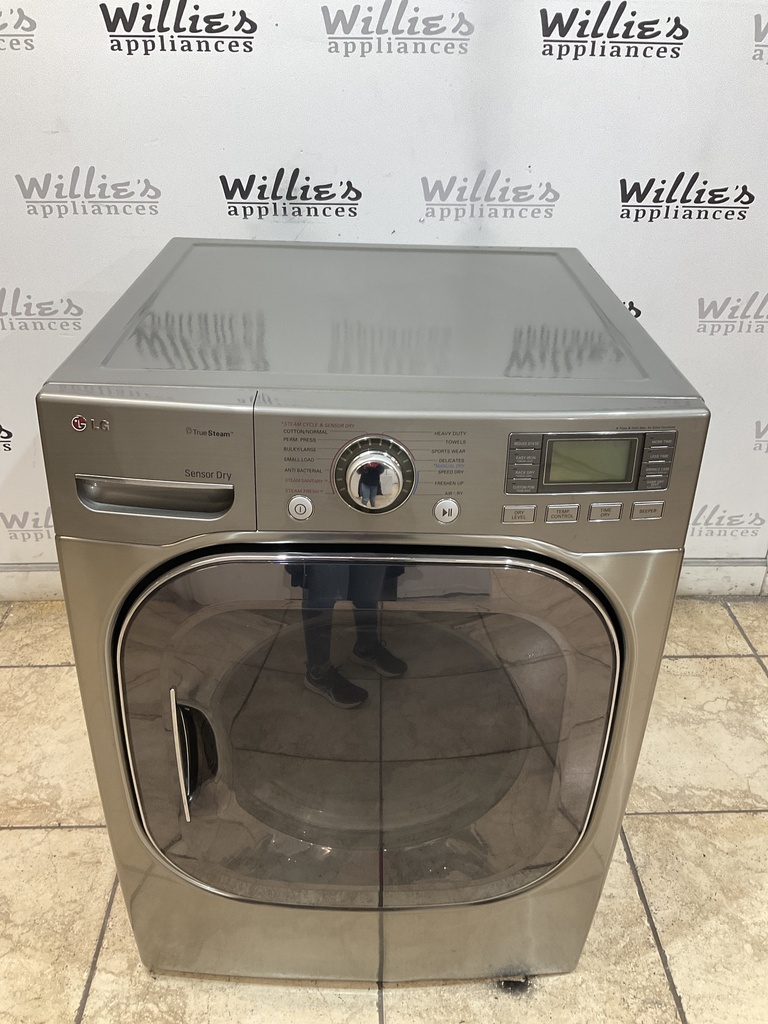 Lg Used Electric Dryer 220volts (30 AMP) 27inches {3 prong} (Grey) 