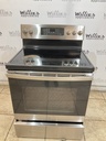 Ge Used Electric Stove 220volts (40/50 AMP) 30inches {3 prong} (Stainless steel) 