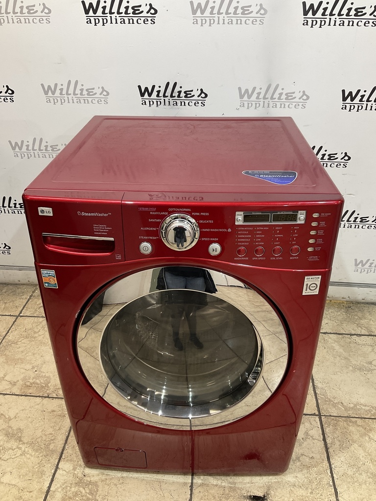 Lg Used Washer Front-load 27inches (Red)