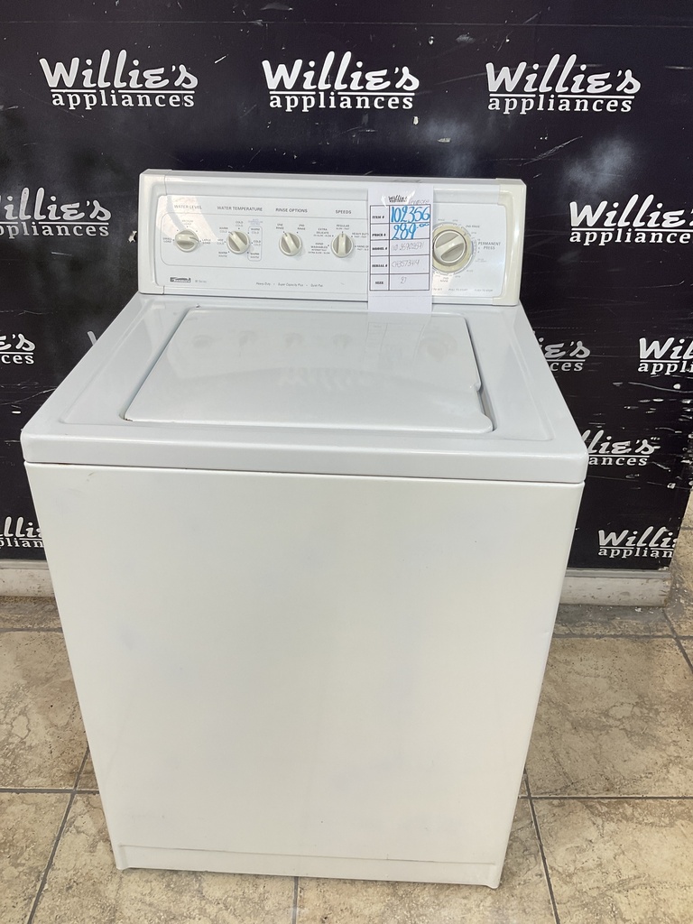 Kenmore Used Washer Top-load 27inches (White) 