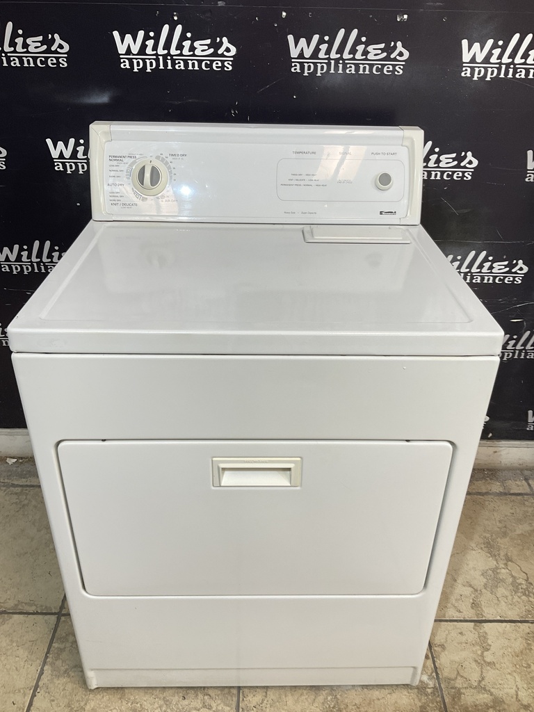 Kenmore Used Electric Dryer 220volts (30 AMP) 29inches {3 prong} (White) 