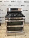 Samsung Used Natural Gas Stove Double Oven 30inches (Stainless Steel) 