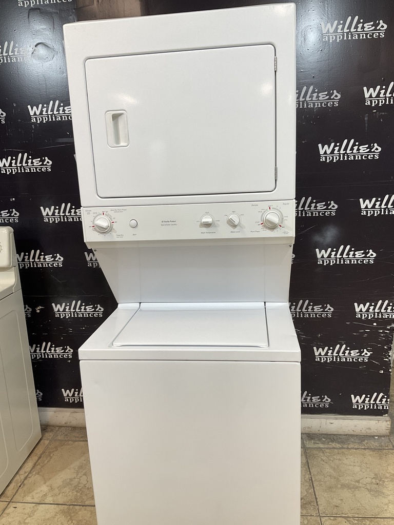 Ge Used Natural Gas Unit Stackable 27x74 1/2” (White)