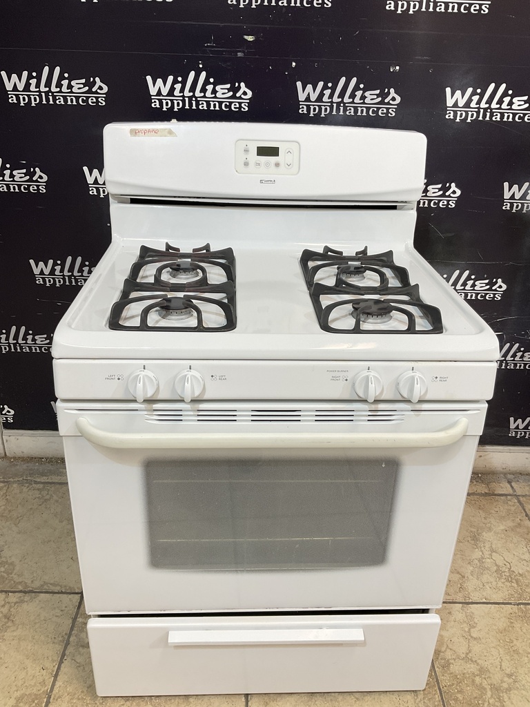 Kenmore Used Gas Propane Stove 30inches (White)