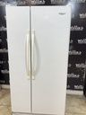 Whirlpool Used Refrigerator Side by Side 33 x 66 1/2” (White) 