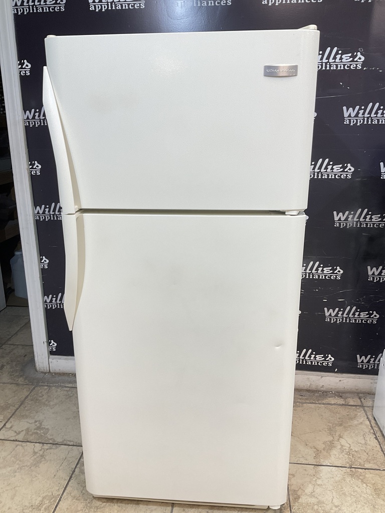Frigidaire Used Refrigerator Top and Bottom 30x66 (Bisque) 