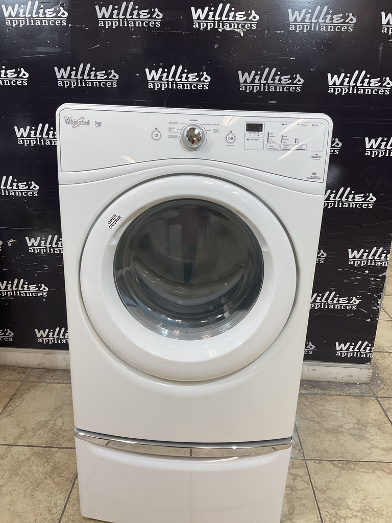 Whirlpool Used Natural Gas Dryer 27inches (White)