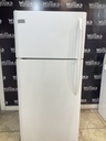 Frigidaire Used Refrigerator Top and Bottom 30x66 (White) 