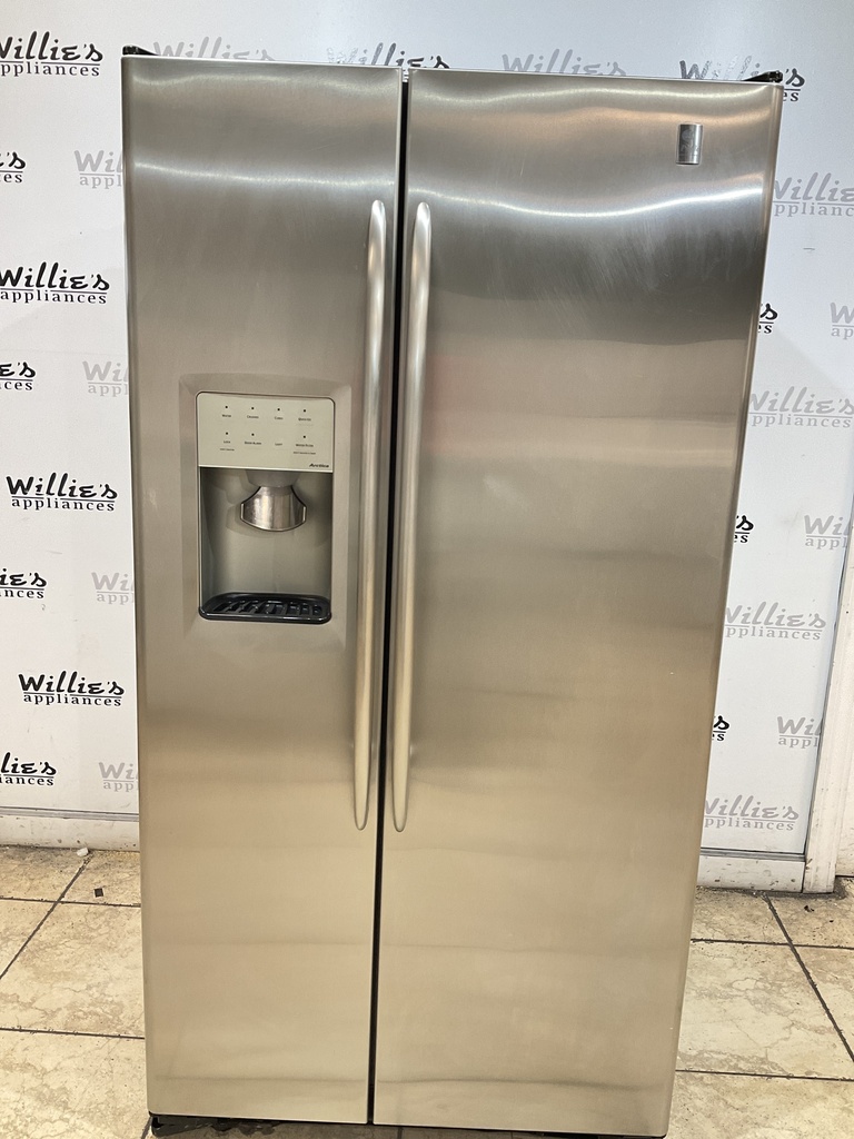 Ge Used Refrigerator Side by Side Counter Depth 36x69 1/2” (Stainless Steel) 
