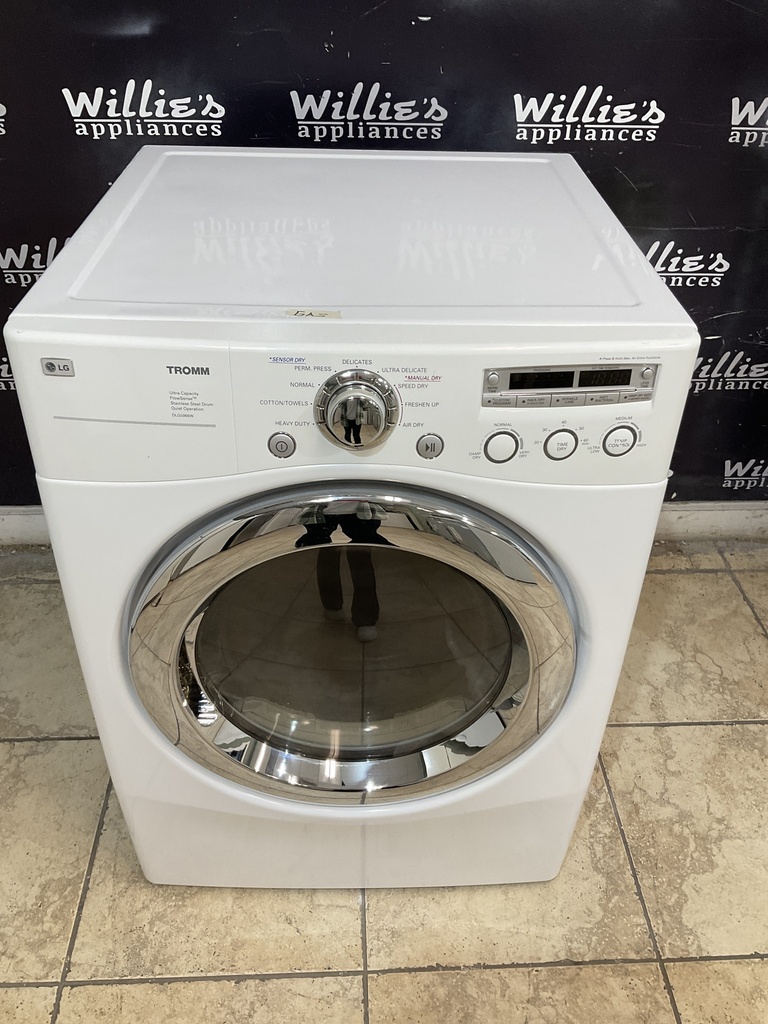 Lg Used Natural Gas Dryer 27inches (White)