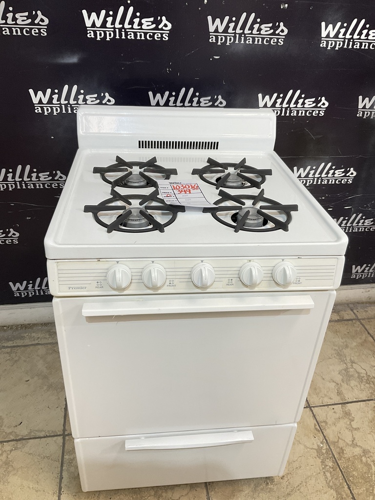 Premier Used Natural Gas Stove 24inches (White) 