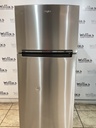 Whirlpool Used Refrigerator Top and Bottom 28x68 (Stainless Steel) 