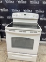 Ge Used Electric Stove 220volts (/50 AMP) 30inches {no cord} (Bisque) 