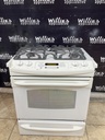 Ge Used Natural Gas Stove 30inches (White) 
