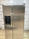 Ge Used Refrigerator Side by Side 36x69 1/2” (Stainless Steel)