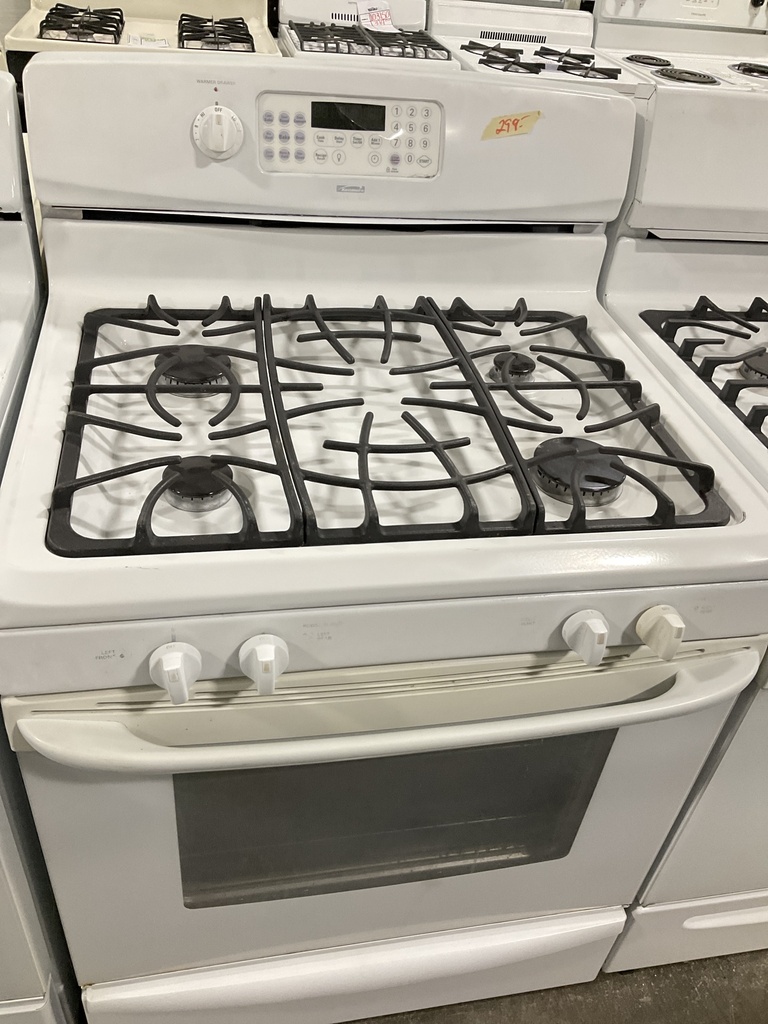 Kenmore Used Natural Gas Stove 30inches (White)