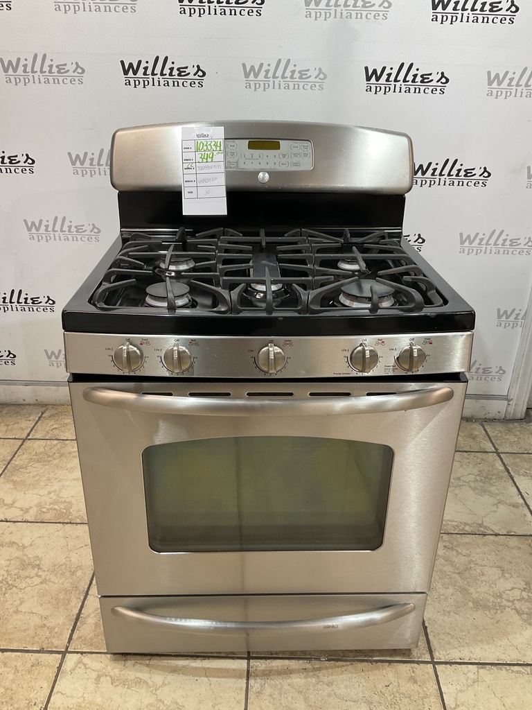 Ge Used Natural Gas Stove 30inches (Stainless Steel) 