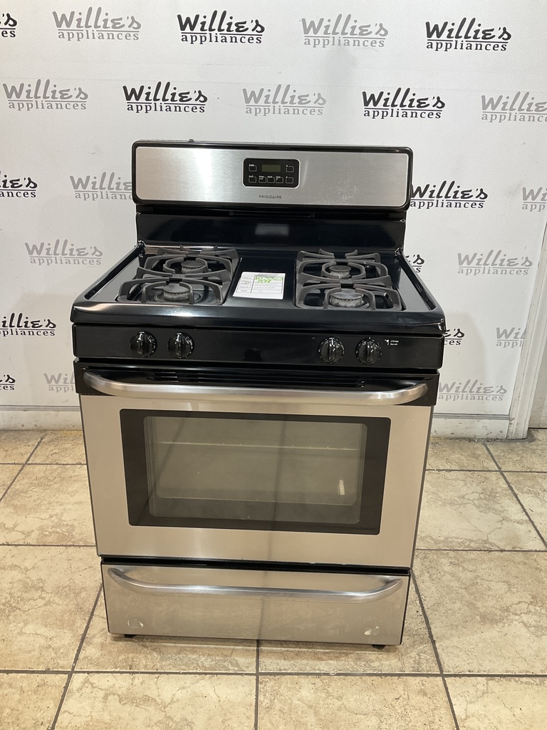 Frigidaire Used Natural Gas Stove 30inches (Stainless Steel) 