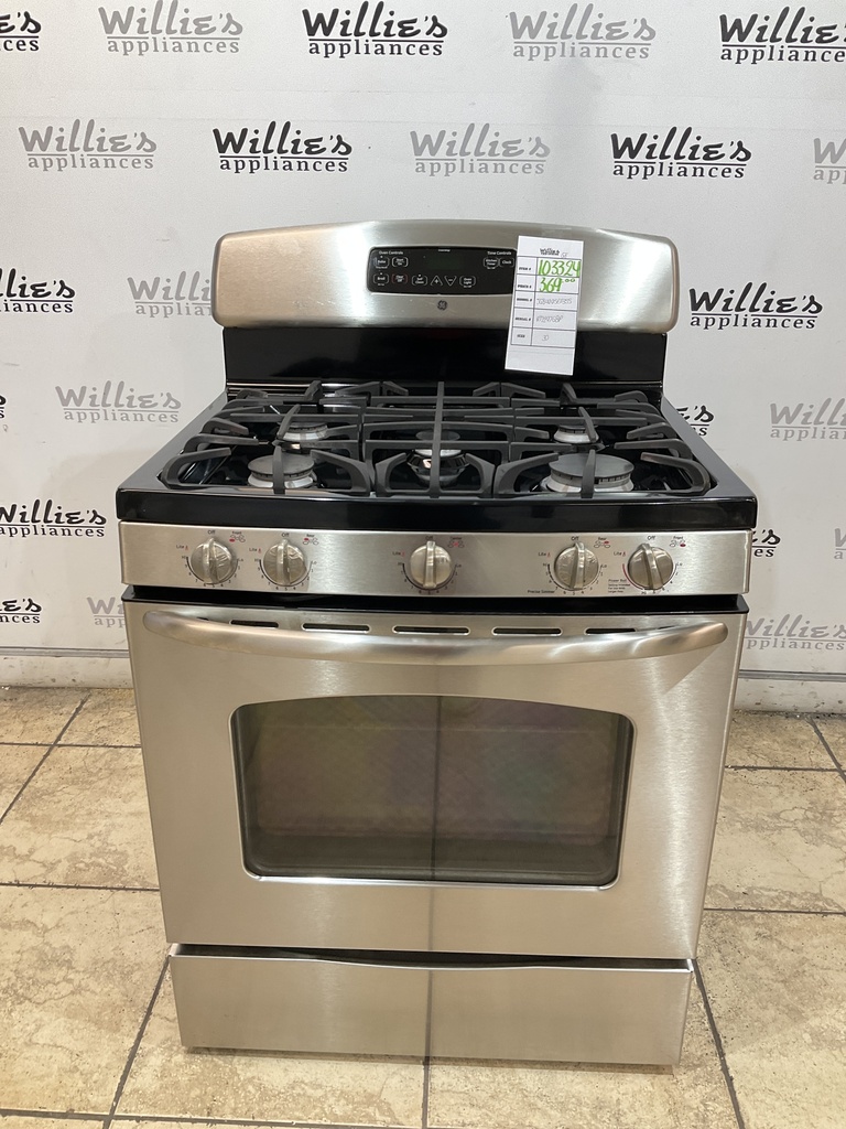 Ge Used Natural Gas Stove 30inches (Stainless Steel) 