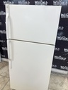 Ge Used Refrigerator Top and Bottom 28x62 (Bisque) 