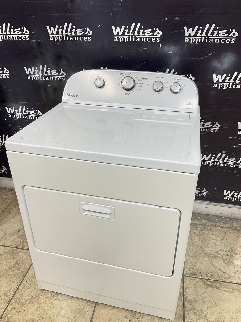 Whirlpool Used Electric Dryer 220volts (30 AMP) 29inches {3 prong} (White) 