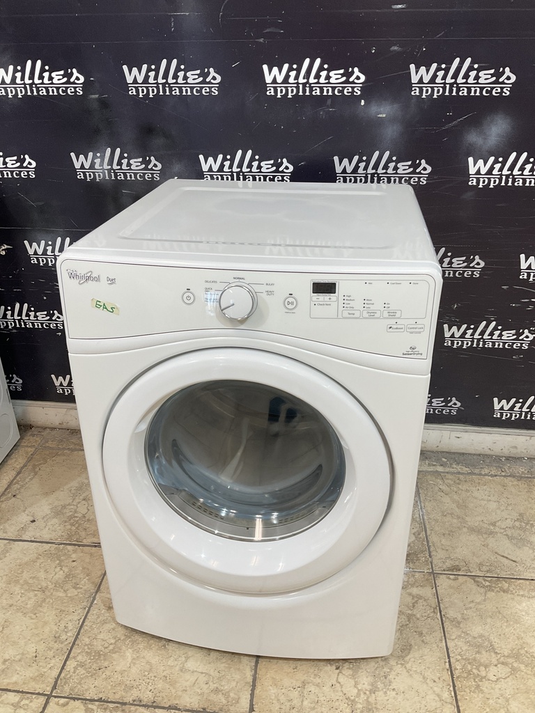 Whirlpool Used Natural Gas Dryer 27inches (White) 