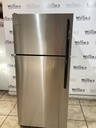 Frigidaire Used Refrigerator Top and Bottom 28 1/2” x 65” (Stainless Steel) 