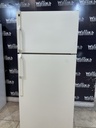 Hotpoint Used Refrigerator Top and Bottom 28x64 1/2” (Bisque) 