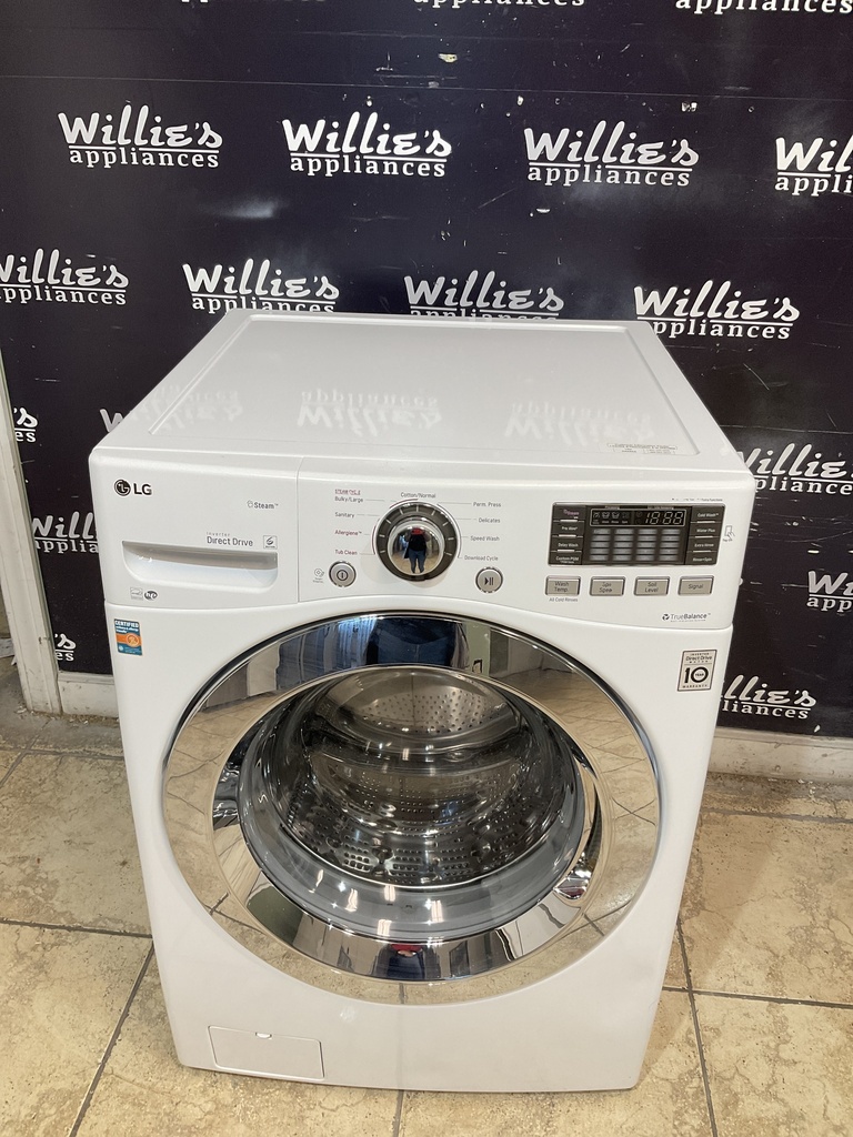 Lg Used Washer front-load 27inches (White) 