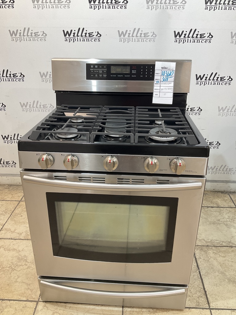 Samsung Used Natural Gas Stove 30inches 