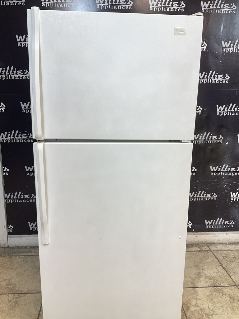 Whirlpool Used Refrigerator Top and Bottom 30x66 
