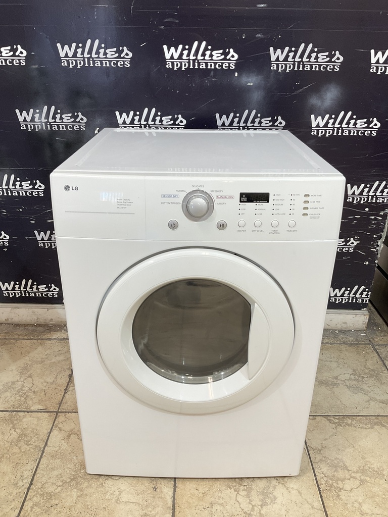 Lg Used Electric Dryer 220volts (30 AMP) 27inches {3 prong} (White) 