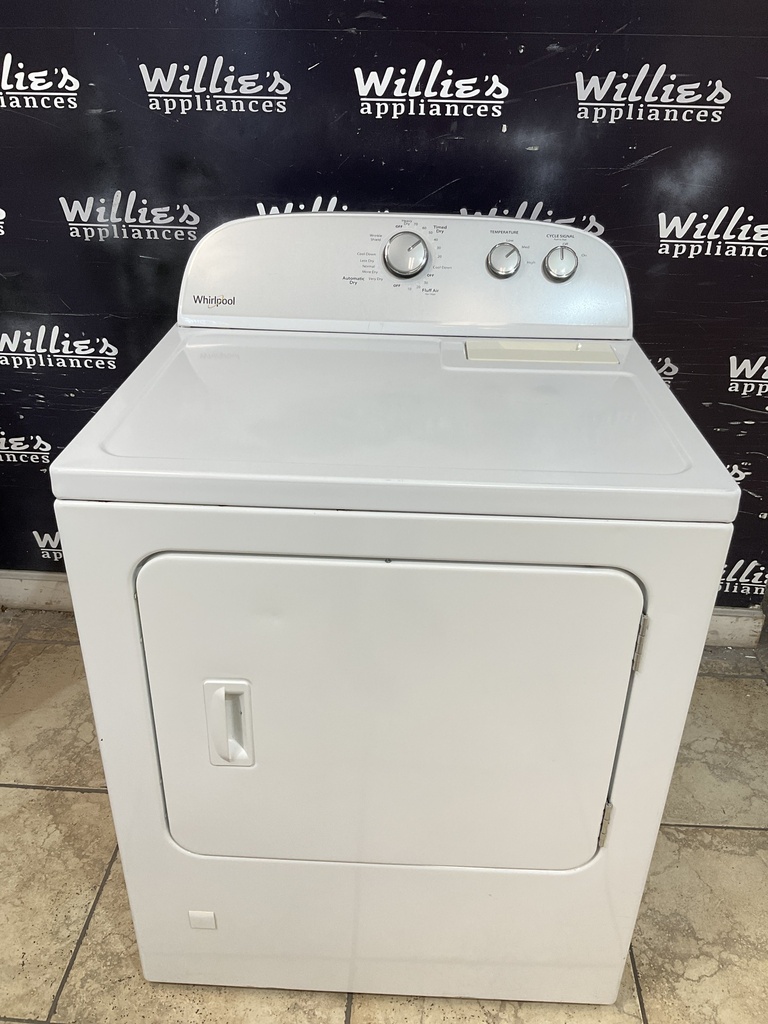 Whirlpool Used Electric Dryer 220volts (30 AMP) 29inches {4 prong} (White) 