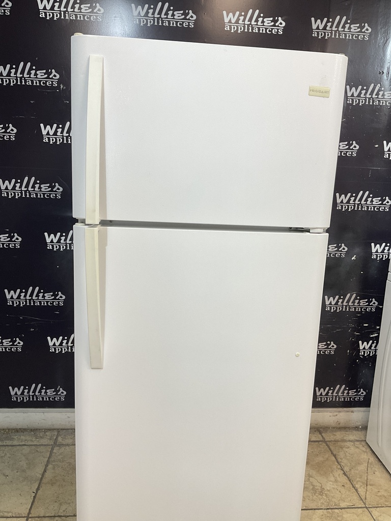 Frigidaire Used Refrigerator Top and Bottom 30x66 (white) 