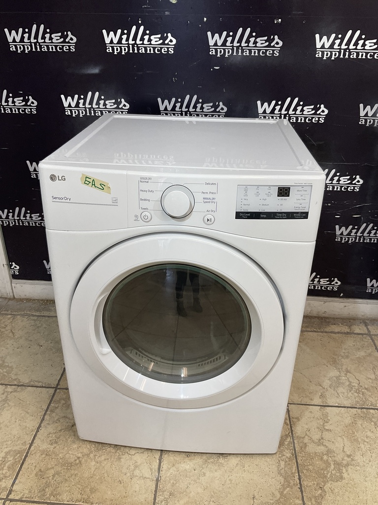 Lg Used Natural Gas Dryer 27inches (White) 
