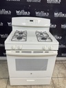Ge Used Natural Gas Stove 30inches (Bisque) 