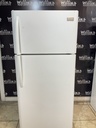 Frigidaire Used Refrigerator Top and Bottom 30x65 1/2” (White) 