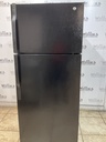 Ge Used Refrigerator Top and Bottom 28x67 (Black) 