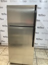 Ge Used Refrigerator Top and Bottom 28x64 1/2” (Stainless Steel) 