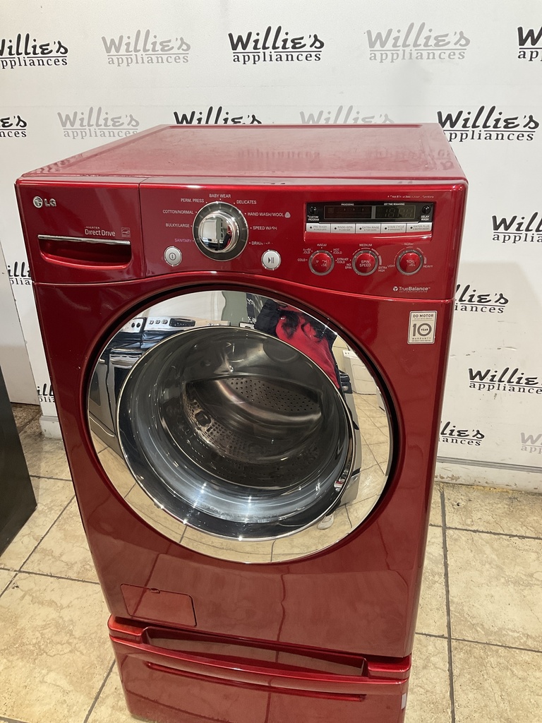 Lg Used Washer Front-load 27inches (Red) 