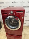 Lg Used Washer Front-load 27inches (Red) 