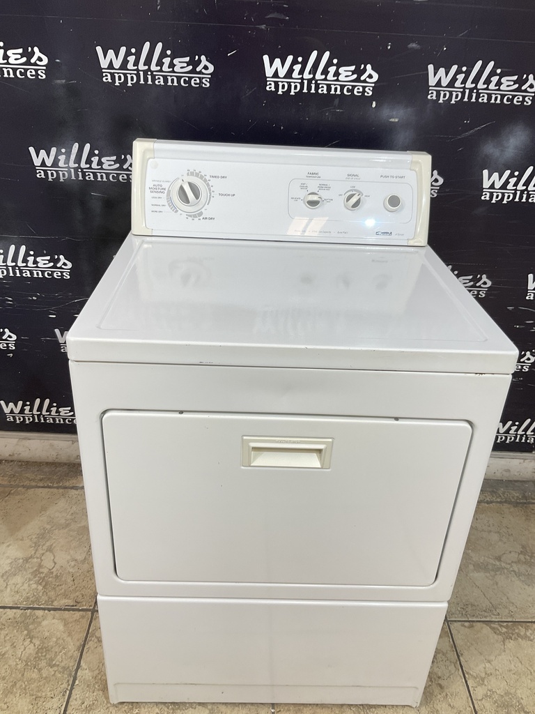 Kenmore Used Electric Dryer 220volts (30 AMP) 27inches {4 prong} (White) 
