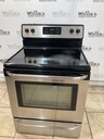 Frigidaire Used Electric Stove 220volts (40/50 AMP) 30inches {no cord} (stainless steel) 