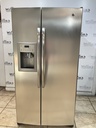 Ge Used Refrigerator Side by Side 36x69 1/2” (Stainless Steel) 