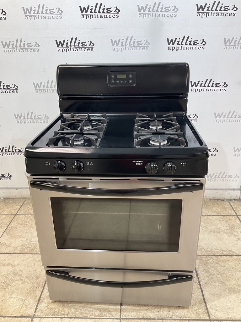 Frigidaire Used Natural Gas Stove 30inches (Stainless Steel) 