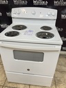 Ge Used Electric Stove 220volts (40/50 AMP) 30inches {no cord} (White) 